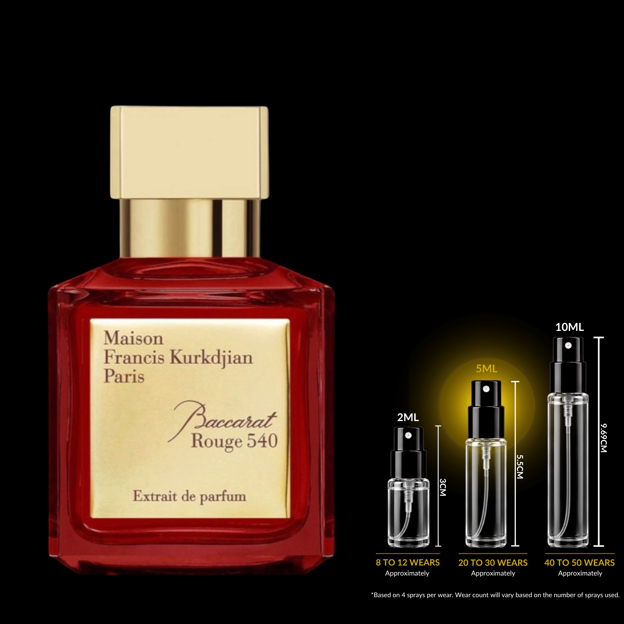 Maison Francis Kurkdjian Baccarat Rouge 540 Extrait Decant