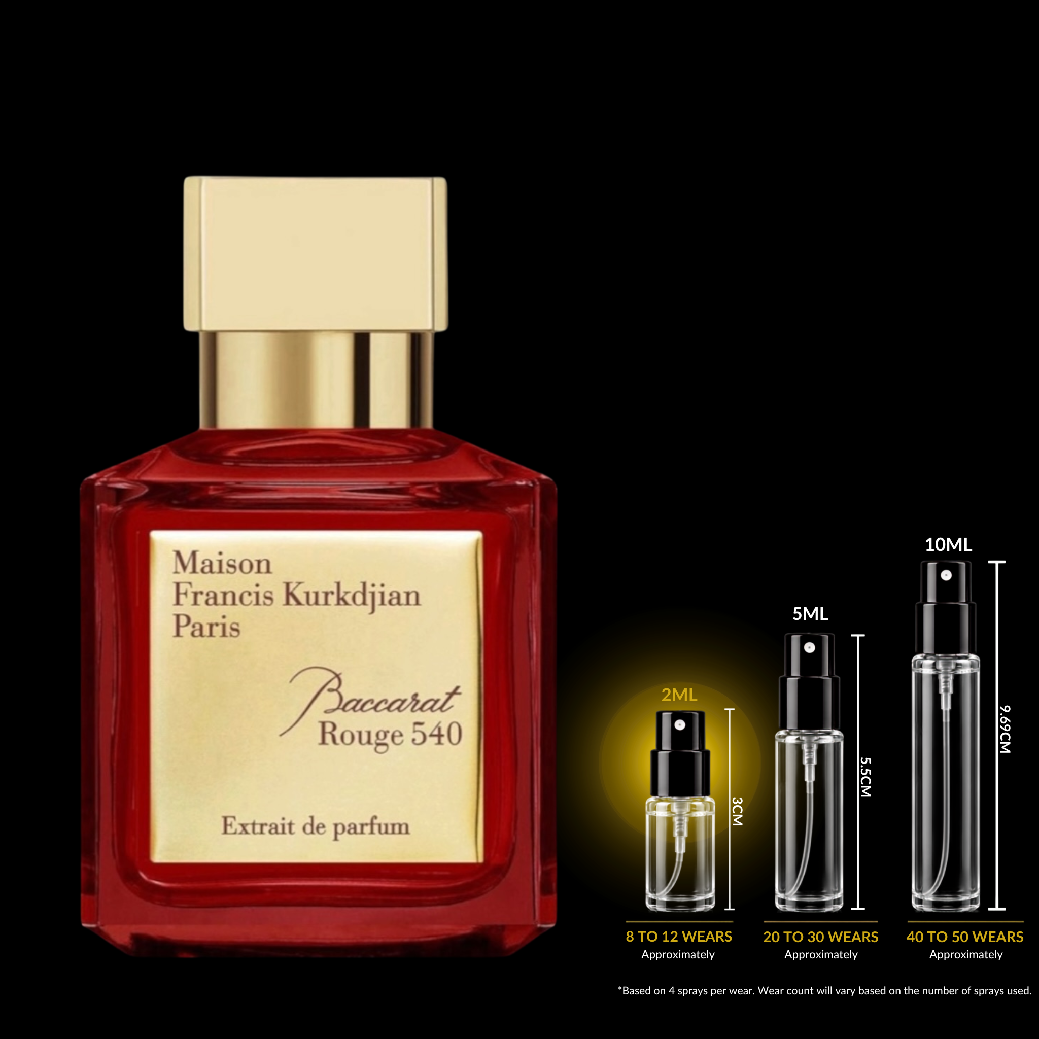 Maison Francis Kurkdjian Baccarat Rouge 540 Extrait Decant