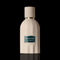 Amouage Outlands perfume bottle on a black background