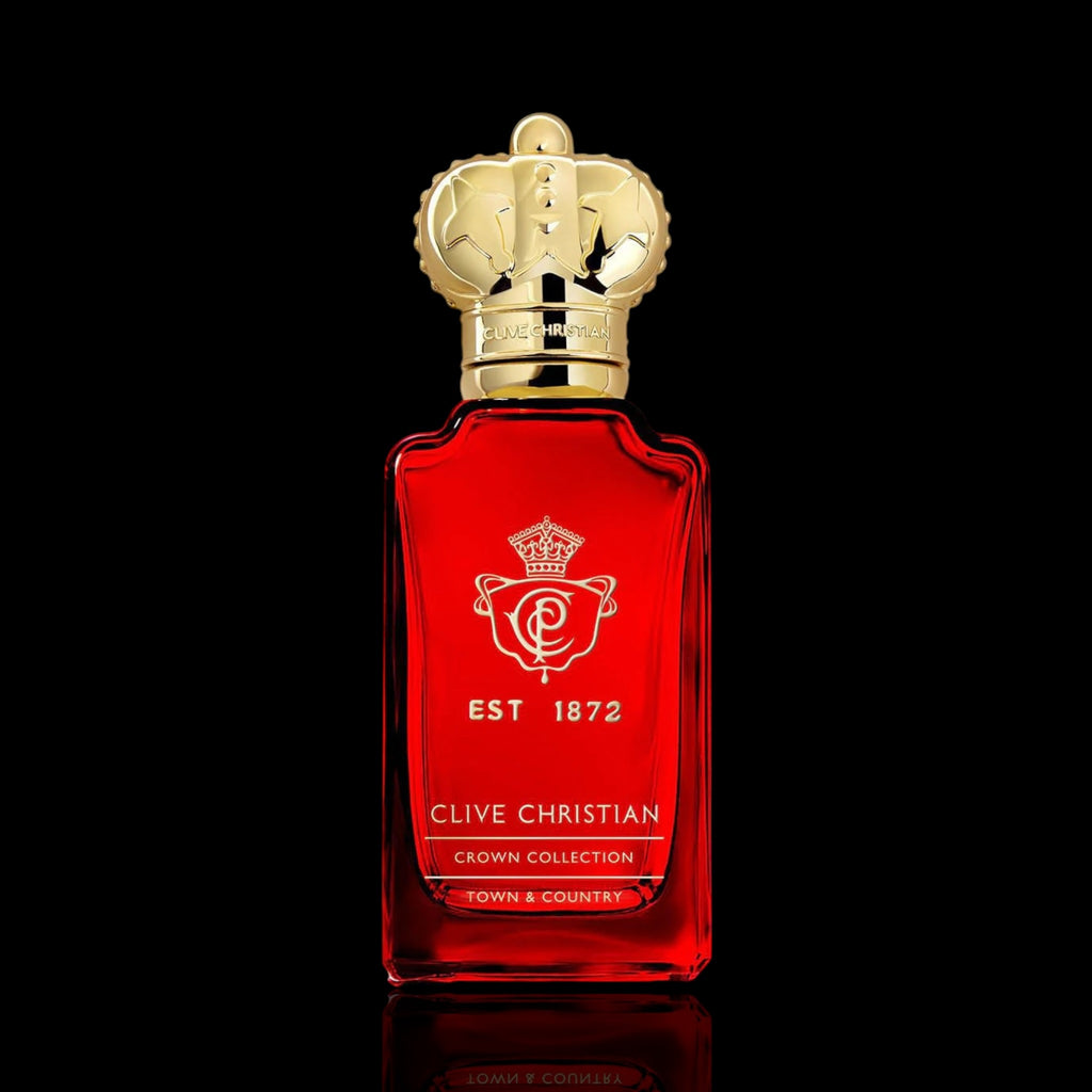 Clive Christian Town & Country fragrance bottle from the Crown Collection