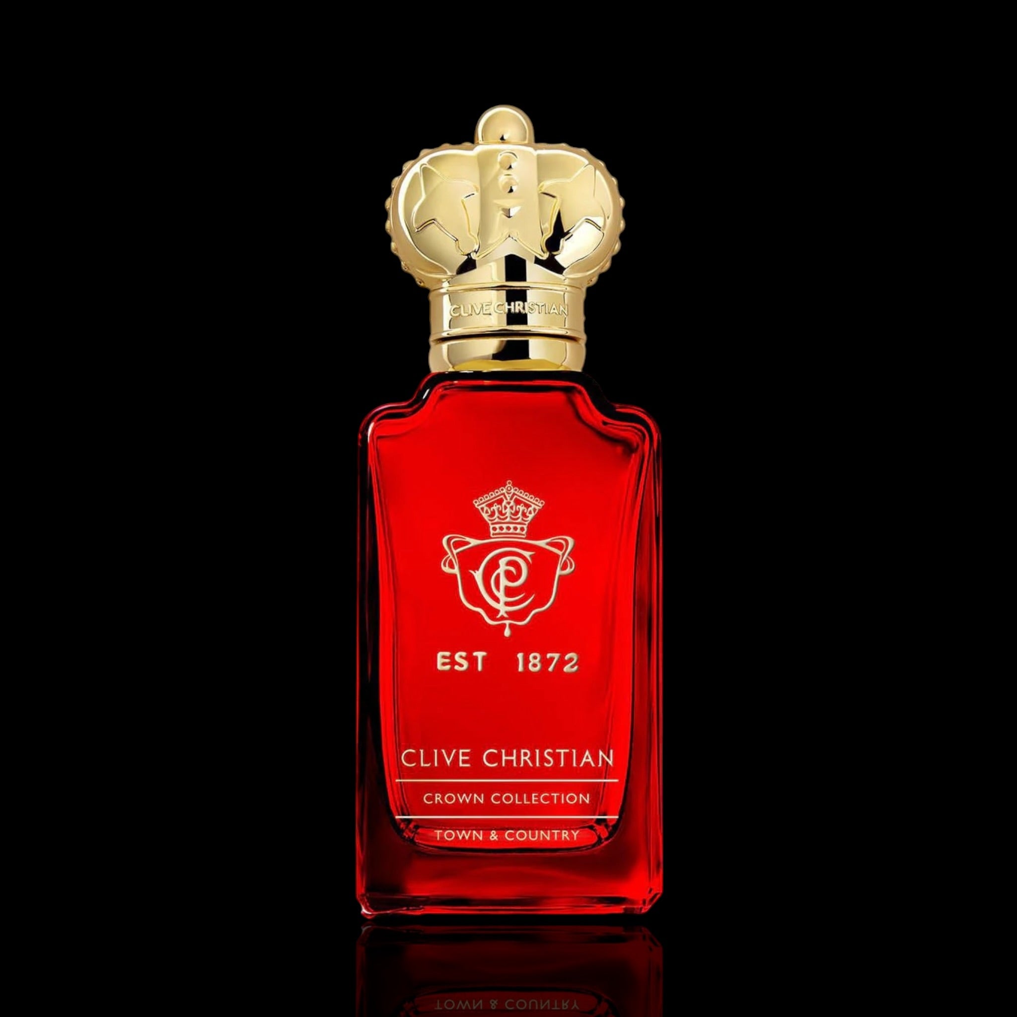 Clive Christian Town & Country fragrance bottle from the Crown Collection