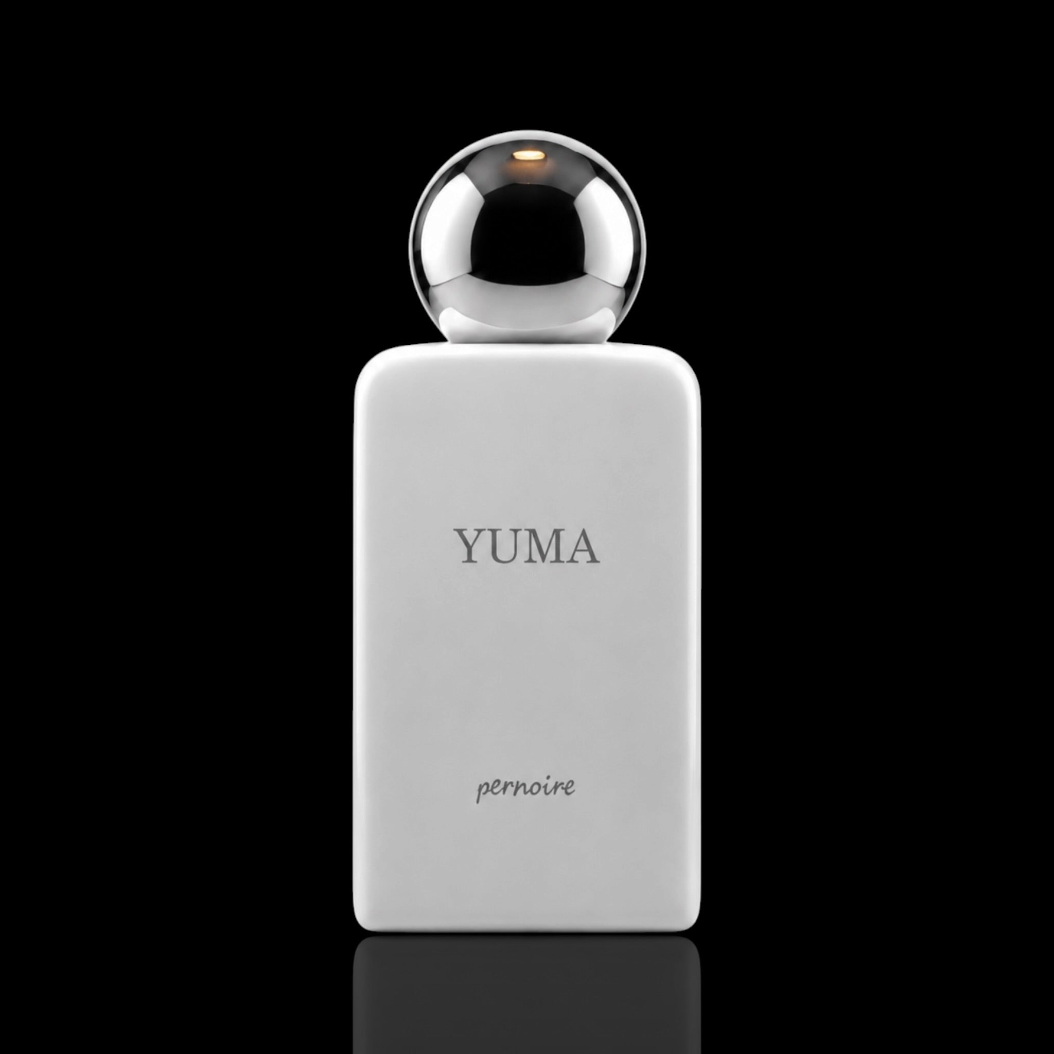 Pernoire Yuma Extrait de Parfum bottle on black background