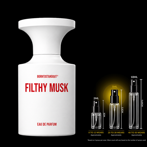 BORNTOSTANDOUT Filthy Musk Eau de Parfum 5ml fragrance decant