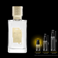 Ex Nihilo 10019 Wonders fragrance source bottle shown with Rare Reserve Group decant atomizers. Original retail bottle not included.