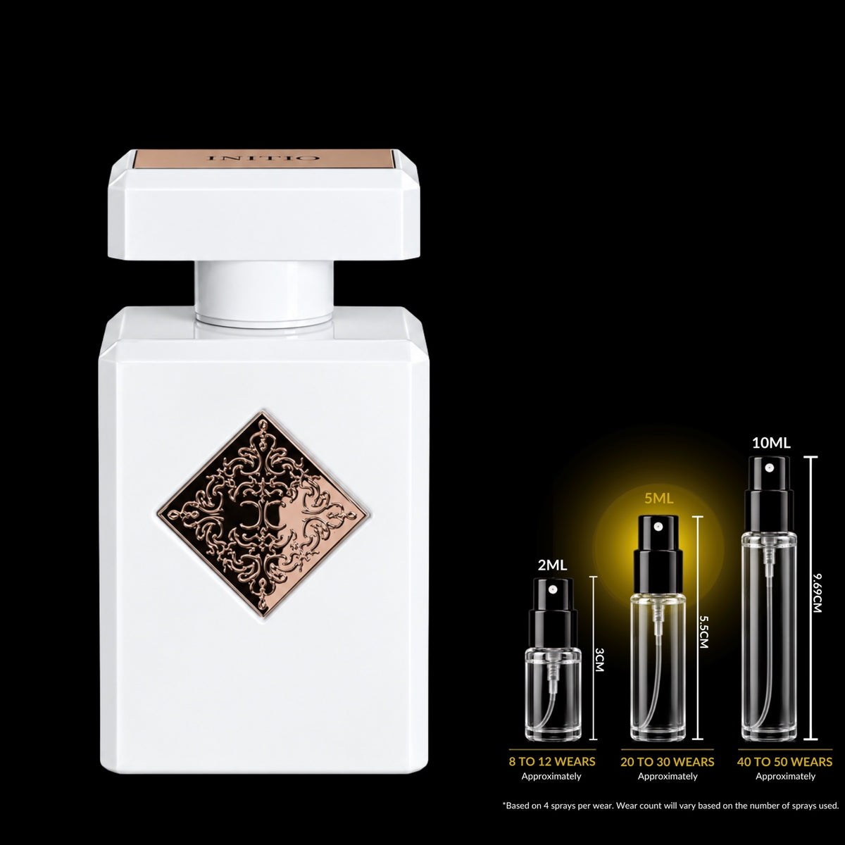 Initio Lift Me Up fragrance bottle with Rare Reserve Group 5ML decant size highlighted