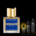 Nishane Fan Your Flames Extrait de Parfum bottle with Rare Reserve Group 2ML decant size highlighted