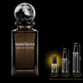 Reinvented Parfums Ode to Psyche Extrait bottle with 2ML decant highlighted