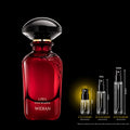 Widian Liwa Extrait de Parfum bottle with Rare Reserve Group 2ML decant size highlighted
